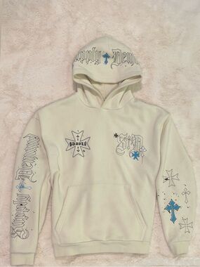 Supply & Demand Cream Hoodie - New York City Label